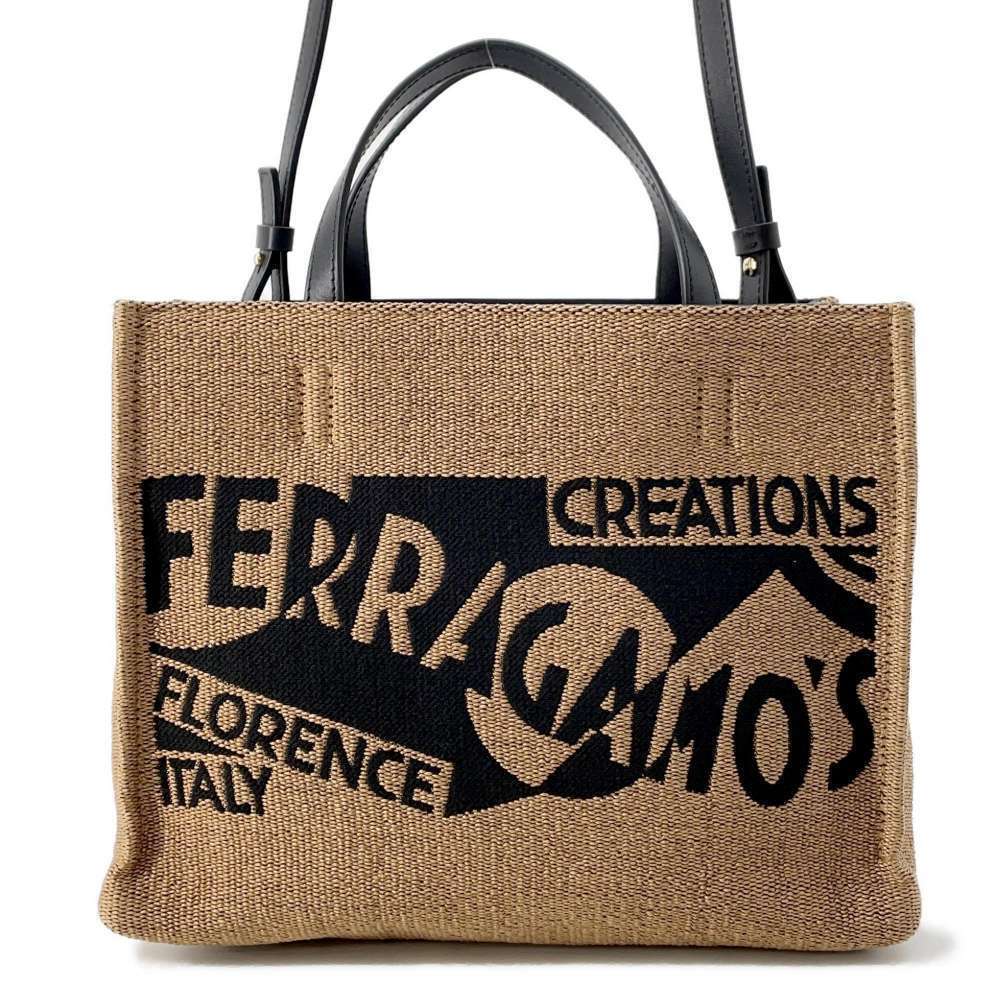 Salvatore Ferragamo Tote Bag Shoulder Black
